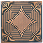 Pre-Painted ceiling tiles The ceiling tiles and panels are made of uniform extruded polystyrene foam. With this technology, it is possible to obtain smooth and even surface. They will give your ceiling an extremely attractive look. Additionally, the til 20″x20″ Yerevan Copper/Black Plus Foam 8pc/case (#R32)